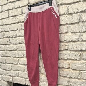 PINK by Victoria’s Secret, Classic Soft Jogger, Berry, Size Small